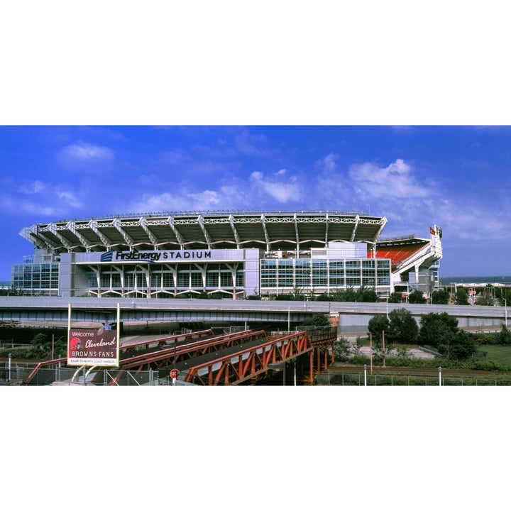 Football stadium in a city FirstEnergy Stadium Cleveland Ohio USA Poster Print Image 1