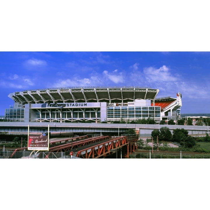 Football stadium in a city FirstEnergy Stadium Cleveland Ohio USA Poster Print Image 1