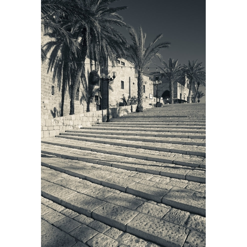 Stairs at Old Jaffa Jaffa Tel Aviv Israel Poster Print by Panoramic Images Image 1