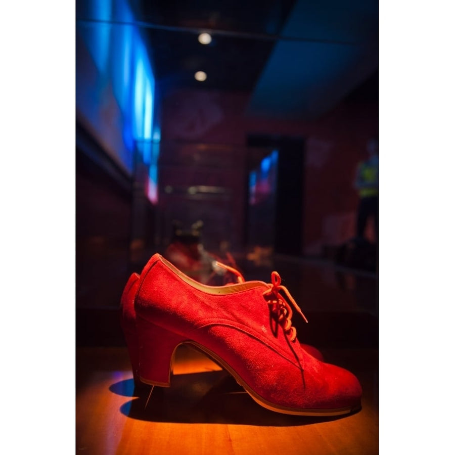 Shoes in a museum Museo Del Baile Flamenco Seville Andalusia Spain Poster Print by Panoramic Images Image 1