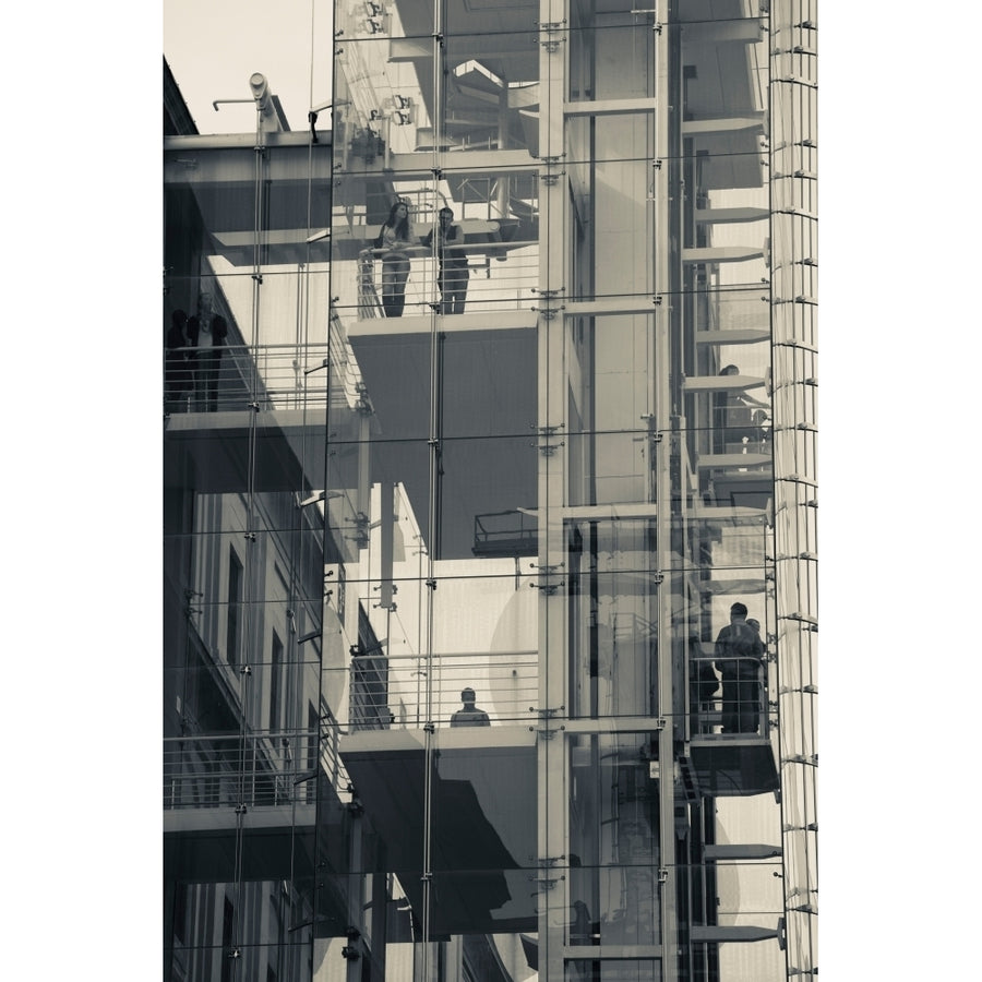 Exterior elevators at a museum Museo Nacional Centro De Arte Reina Sofia Atocha Madrid Spain Print by Panoramic Image 1