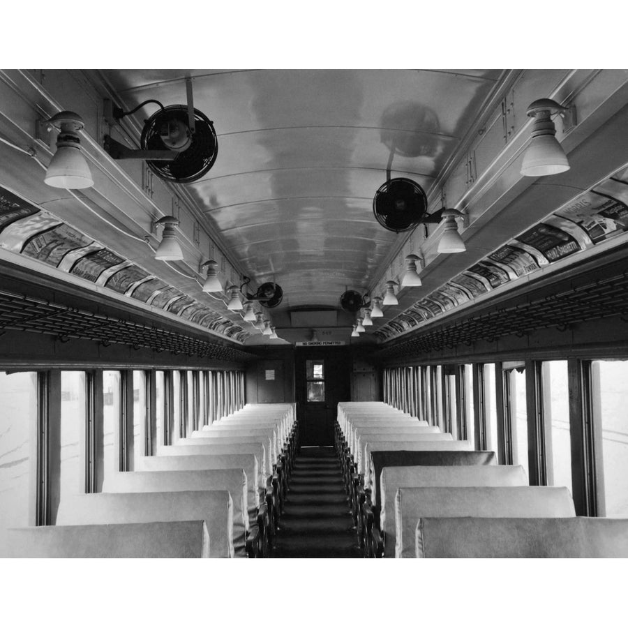 Empty coach of a train USA Poster Print Image 1