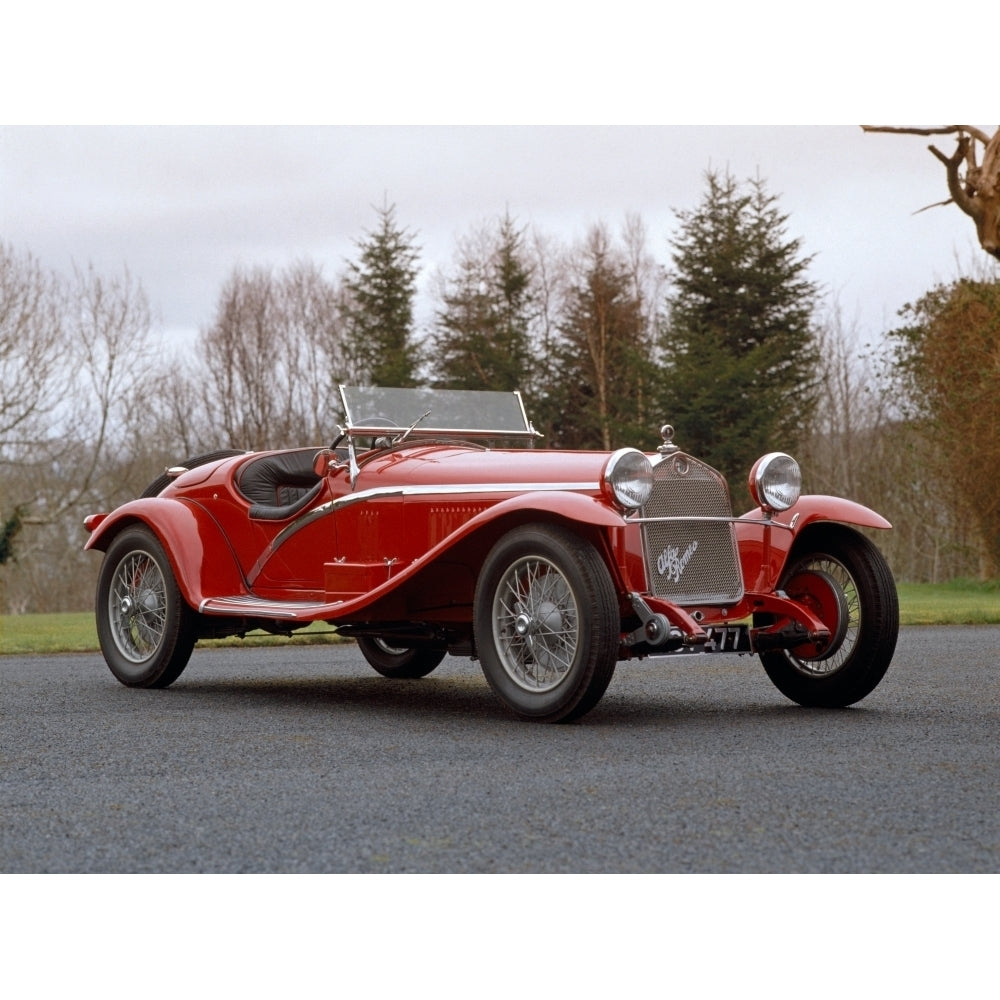 1930 Alfa Romeo supercharged Tipo 6C-1750 2-seater sports car with a 175 litre inline 6 engine giving 95bhp and a top sp Image 1