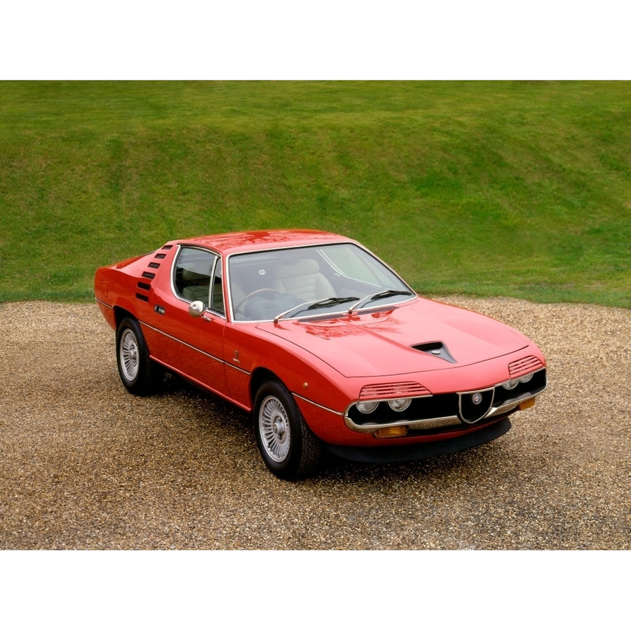 1975 Alfa Romeo Montreal coupe 26 litre V8 engine producing 200 bhp and a top speed of 137mph Country of origin Italy Image 1