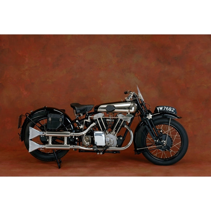 1930 Brough Superior 680cc V-Twin motorcycle Country of origin United Kingdom Poster Print Image 2