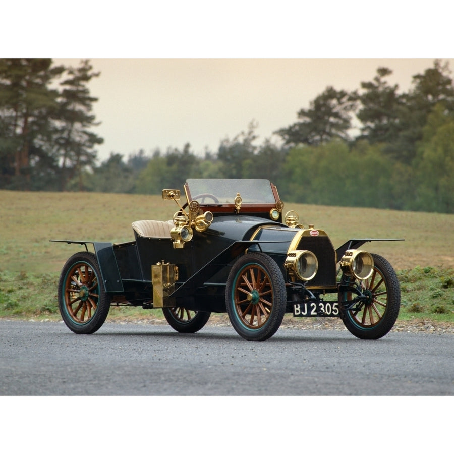 1910 Bugatti Type 15 13 litre 2-seat Sporting Spider Country of origin France Poster Print Image 1