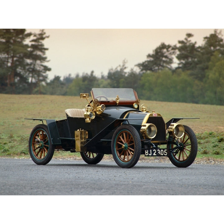 1910 Bugatti Type 15 13 litre 2-seat Sporting Spider Country of origin France Poster Print Image 1