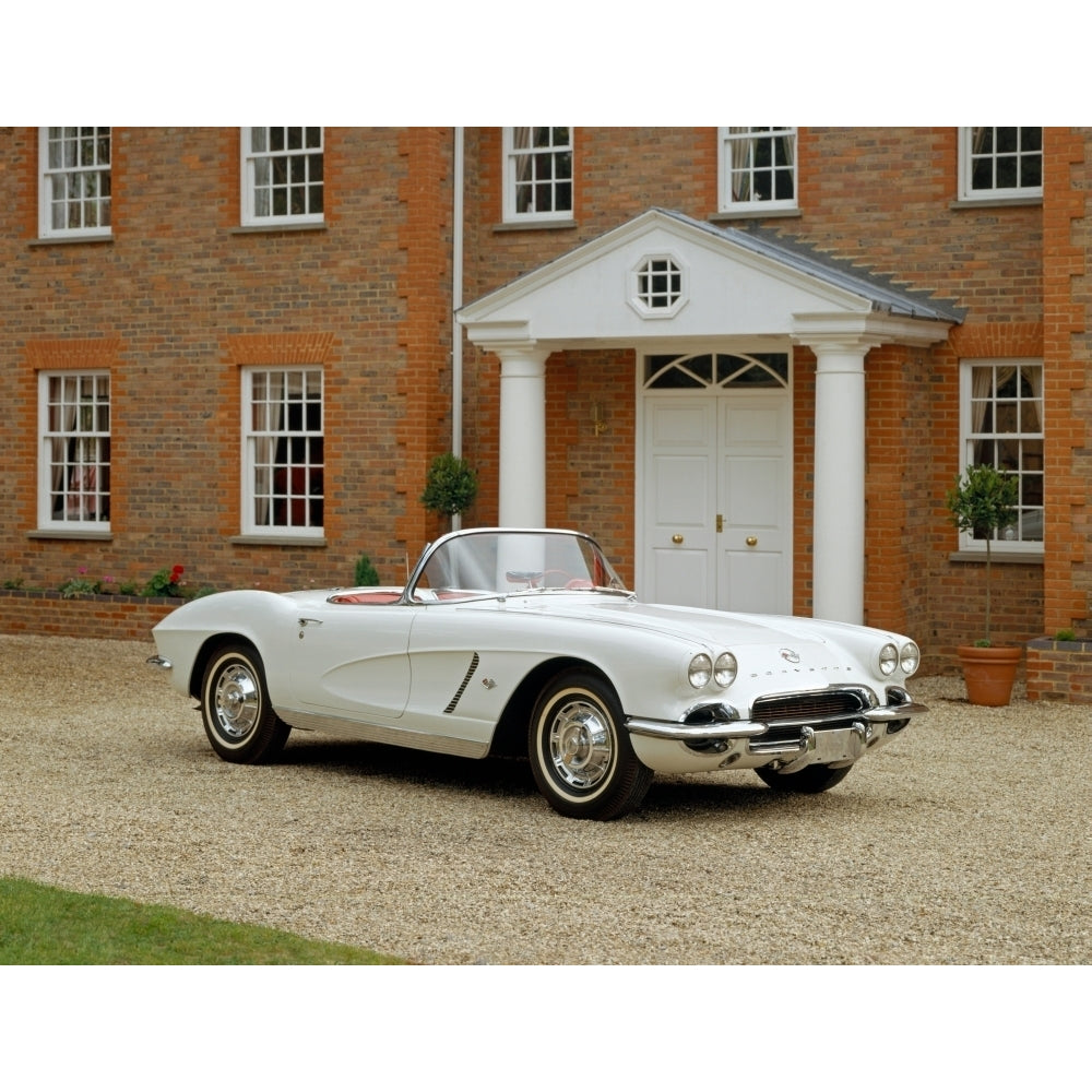 1962 Chevrolet Corvette V8 convertible roadster with 53 litre engine Country of origin USA Poster Print Image 1