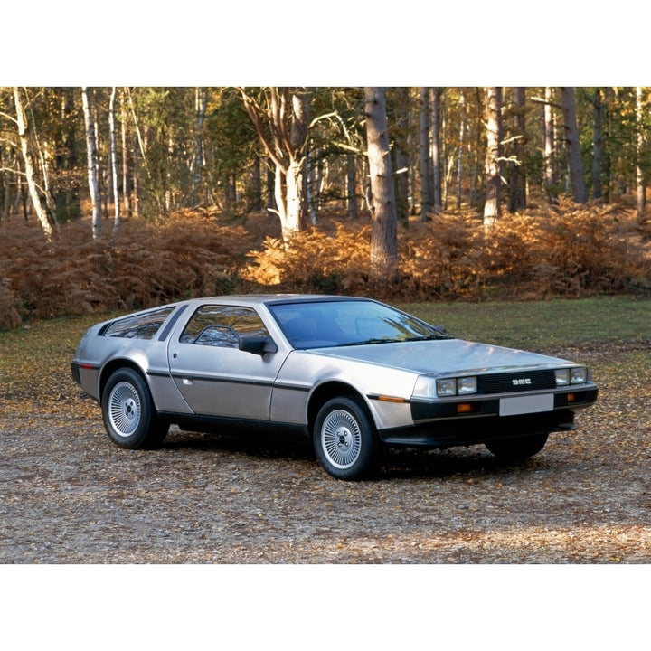 1981 De Lorean DMC-12 sports car powered by a 28 litre V6 PVR Peugeot-Volvo-Renault engine Features gull-wing doors Co 1 Image 1