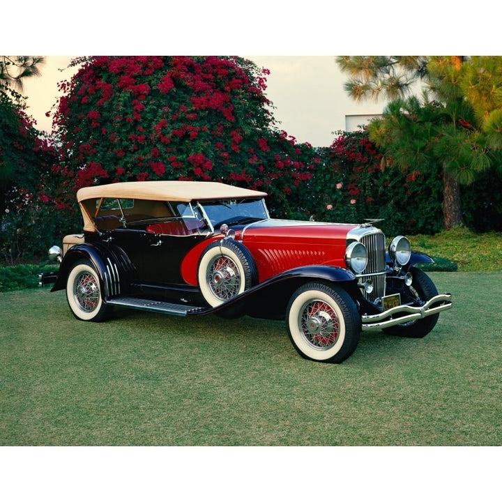 1930 Duesenberg Model-J dual cowl sweep panel sports phaeton Country of origin United States Poster Print Image 2