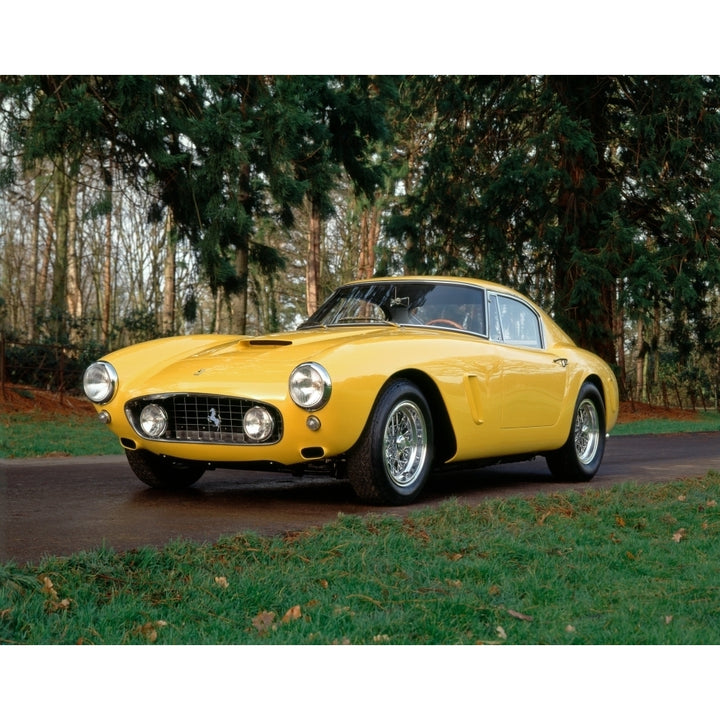 1960 Ferrari 250GT SWB competitzione 30 litre V12 engine Country of origin Italy Poster Print Image 1