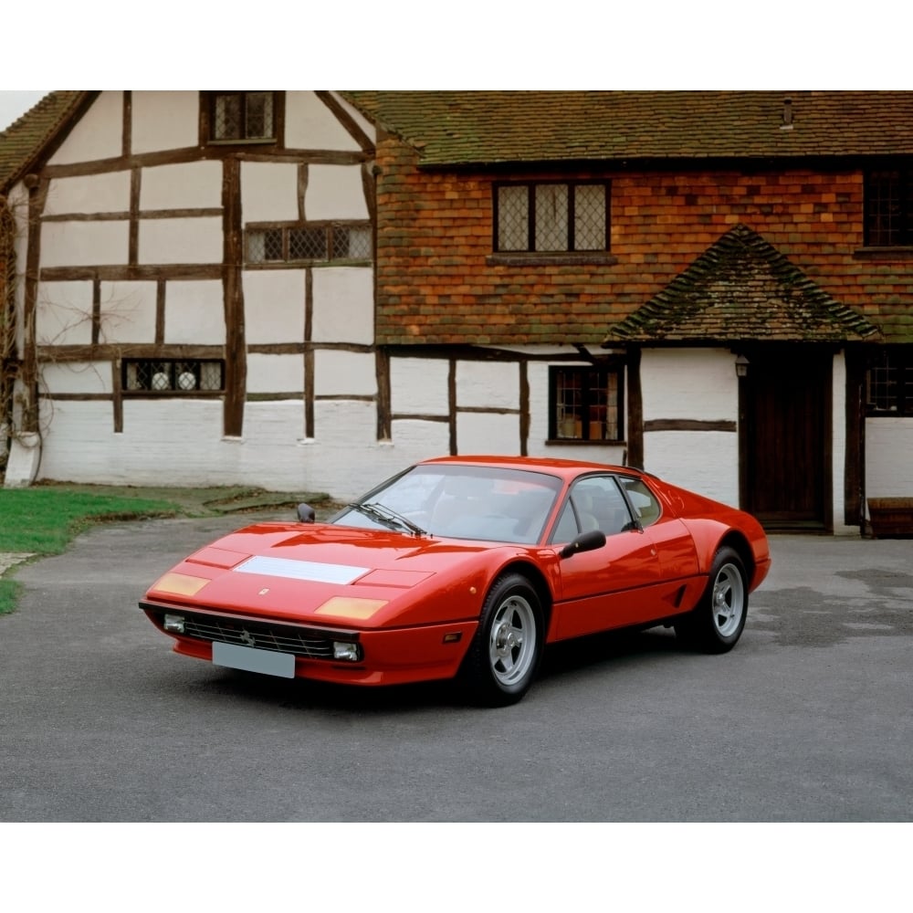 1984 Ferrari 512i BB Boxer Berlinetta 5 litre V12 engine developing 340bhp Country of origin Italy Poster Print Image 1