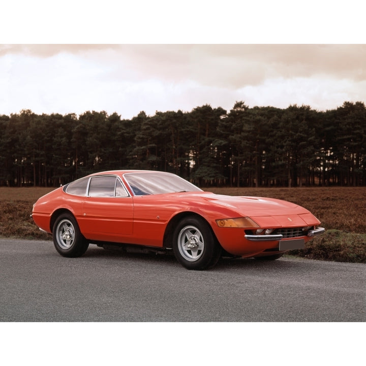 1973 Ferrari 365 GTB4 Daytona 44 litre V-12 engine giving 352 bhp and a top spee Image 1