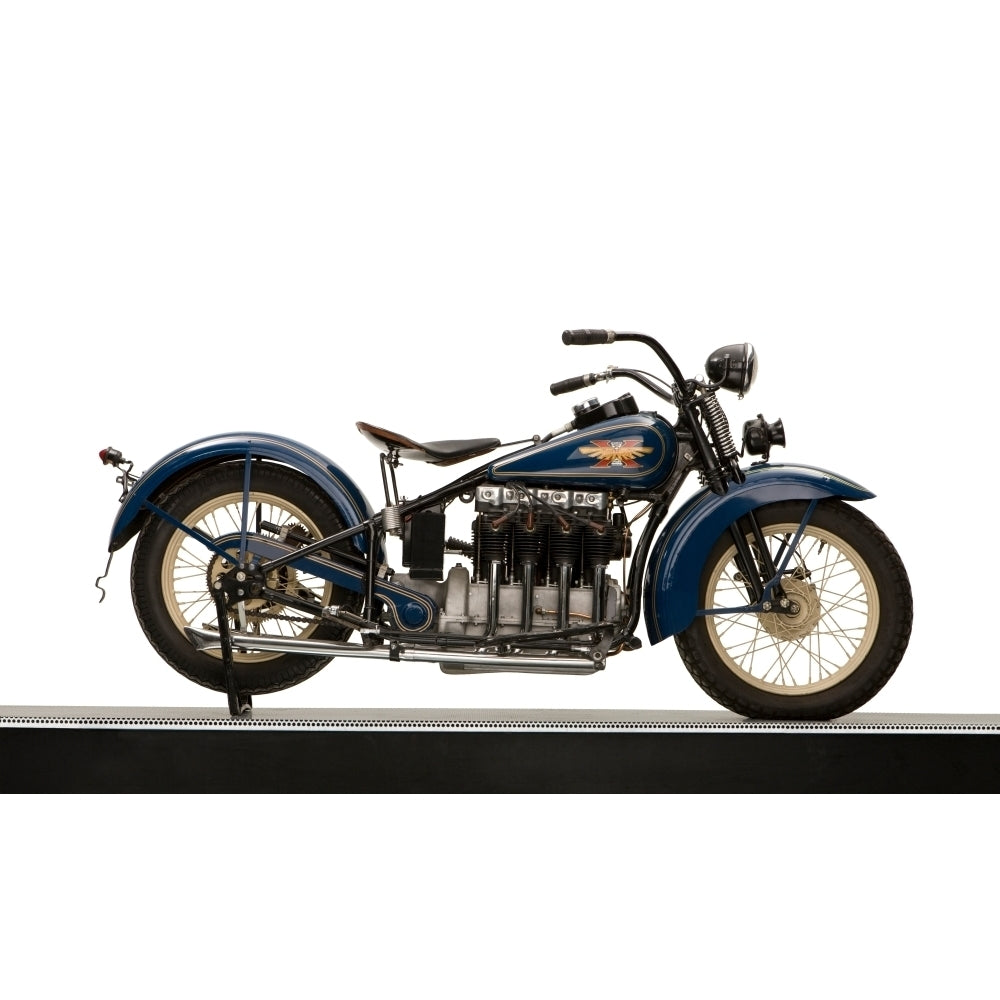 1931 Henderson 1301cc KJ Four motorcycle Poster Print Image 1