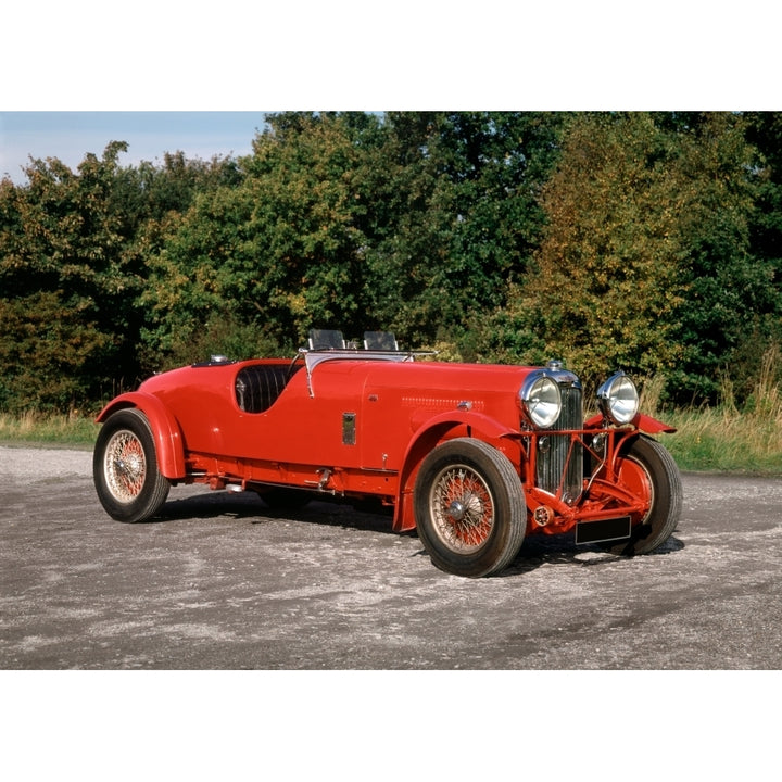 1936 Lagonda LG45 Le Mans 45 litre 6 cylinder engine Country of origin United Kingdom Poster Print Image 1