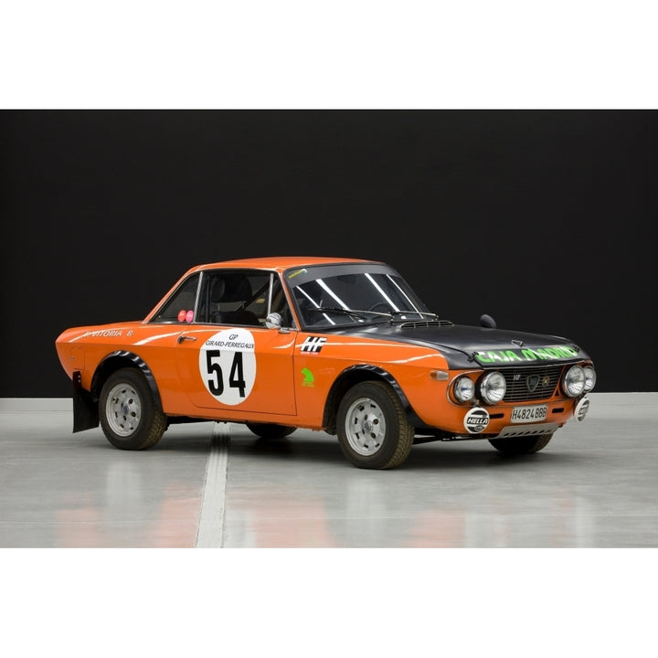 1970`s Lancia Fulvia HF rally car Poster Print Image 2