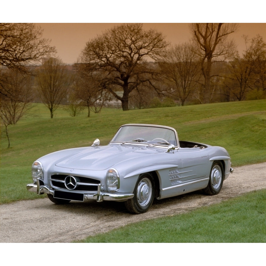 1957 Mercedes Benz 300SL 30 litre roadster Country of origin Germany Poster Print Image 1