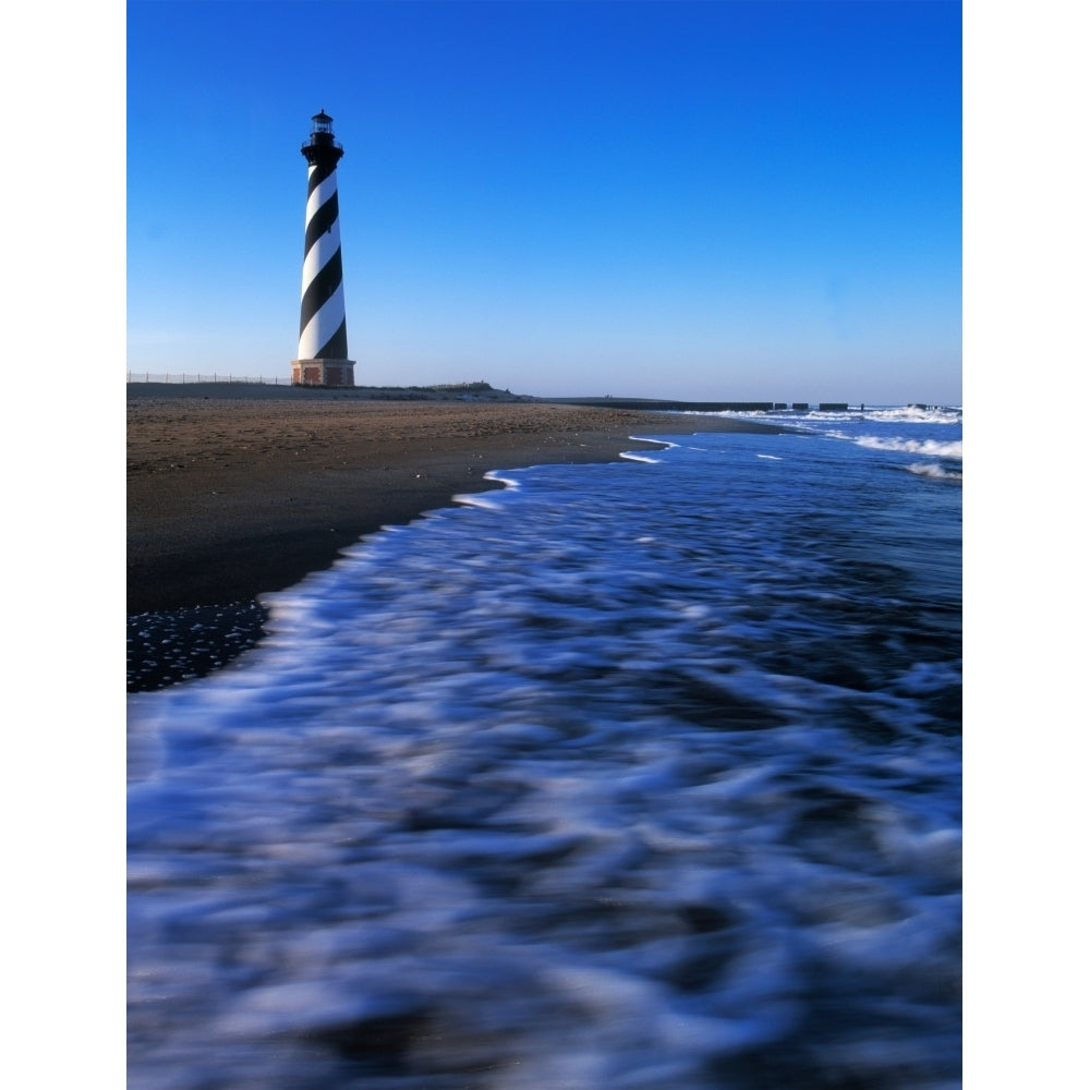 Cape Hatteras Lighthouse on the coast Hatteras Island Outer Banks Buxton North Carolina USA Print by Panoramic Image 2