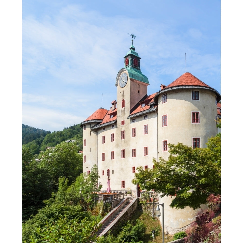 Idrija Slovenian Littoral Slovenia. Gewerkenegg castle. The castle houses the town museum which includes the history Image 2