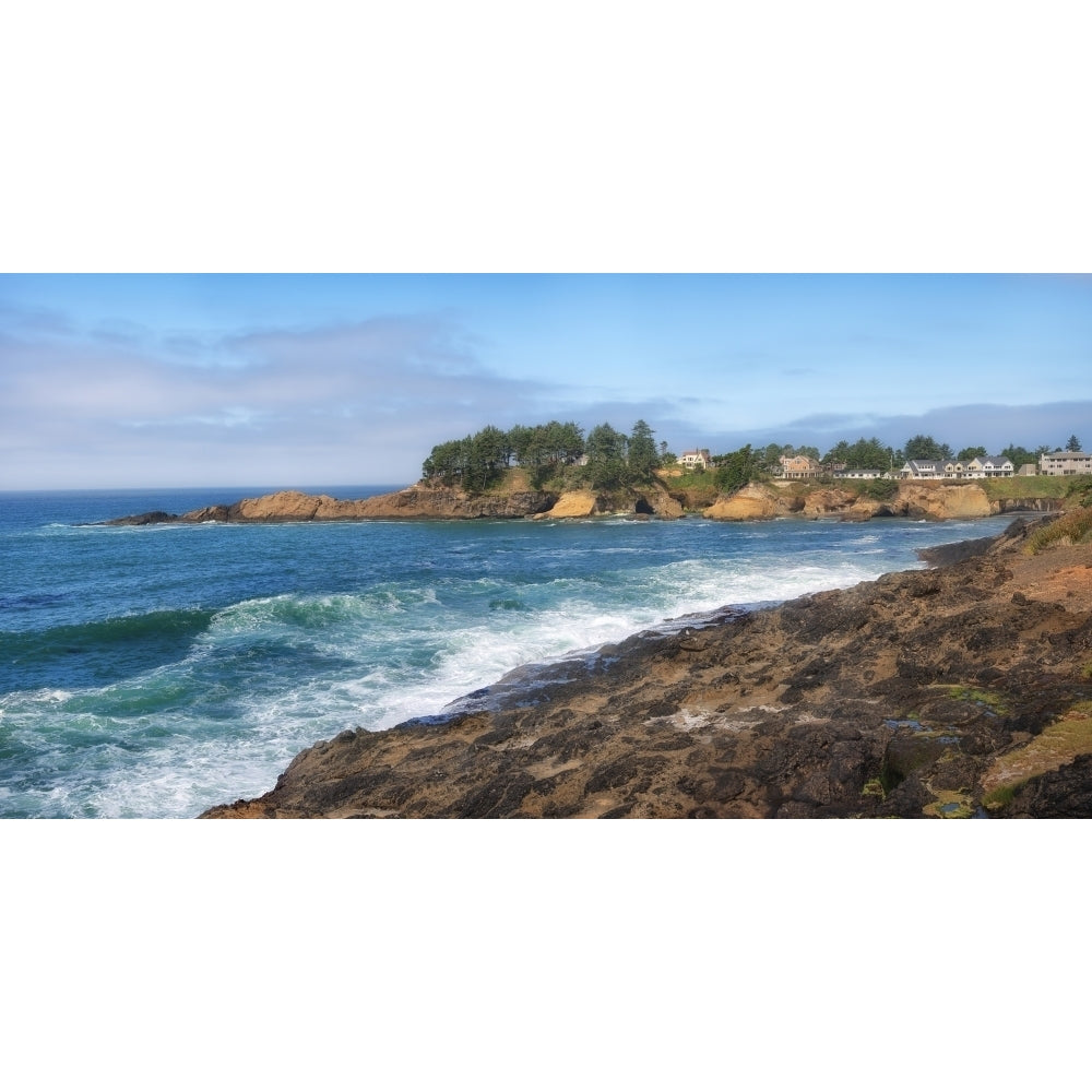 Scenic view of Oregon Coast Lincoln City Lincoln County Oregon USA Poster Print by Panoramic Images Image 2