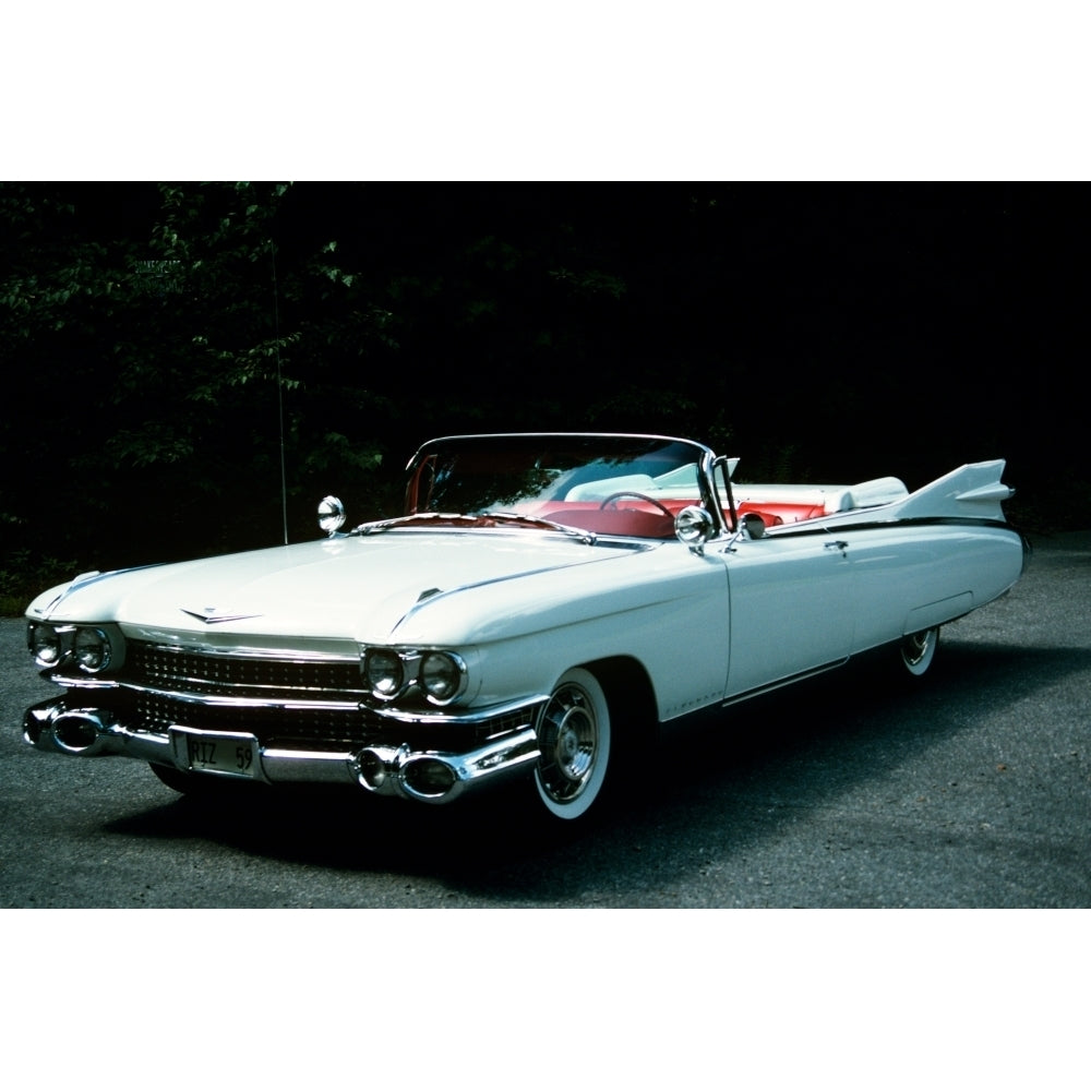 1950s-1959 El Dorado Biarritz Cadillac Convertible Poster Print By Vintage Collection Image 1