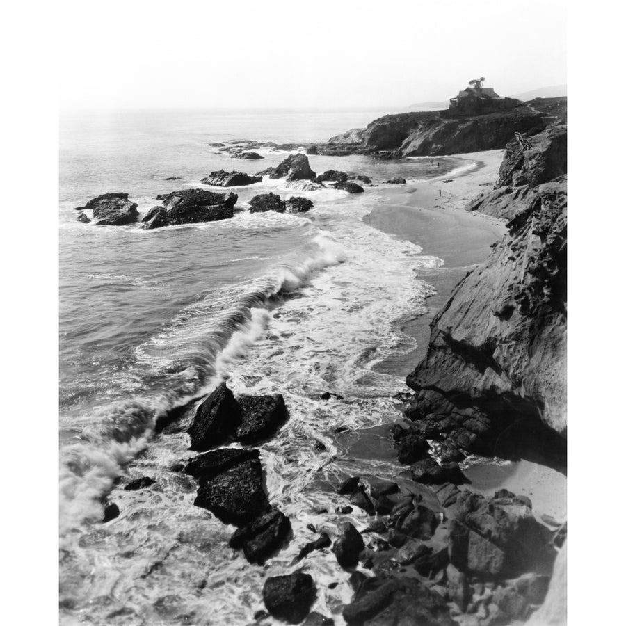 1910s Circa 1918 Arch Beach Laguna California Usa Poster Print By Vintage Collection Image 1