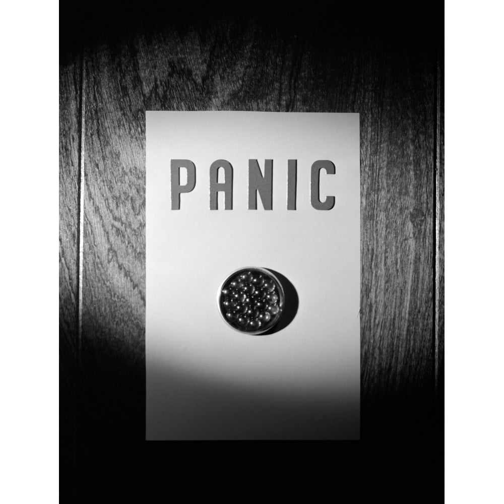 1970s Panic Button On Wall Poster Print By Vintage Collection Image 1