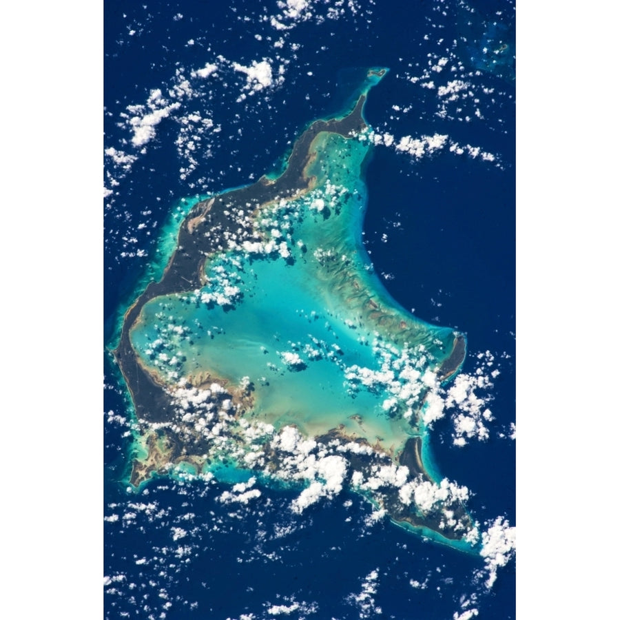 Satellite view of Turks and Caicos Islands Poster Print by Panoramic Images Image 1