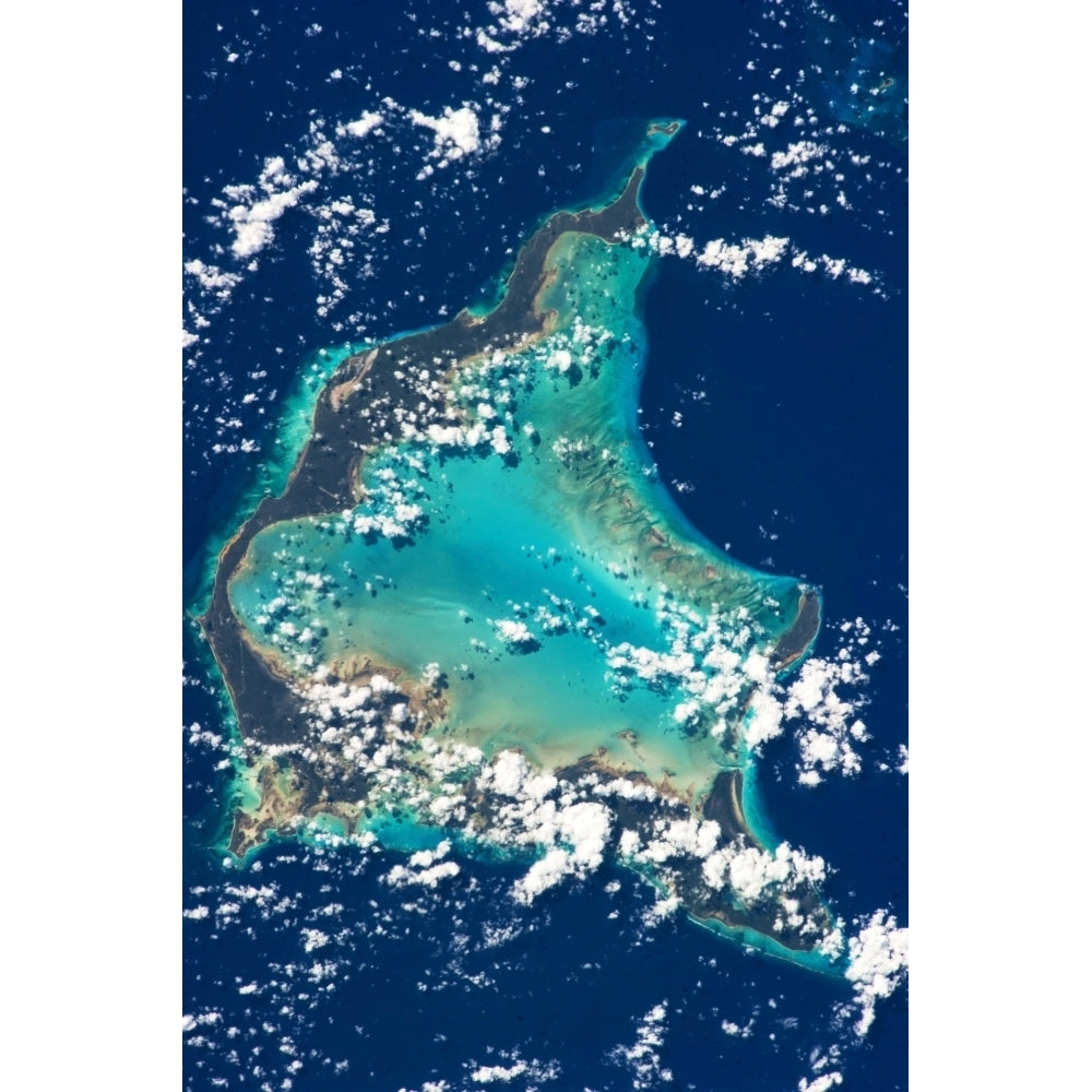 Satellite view of Turks and Caicos Islands Poster Print by Panoramic Images Image 2