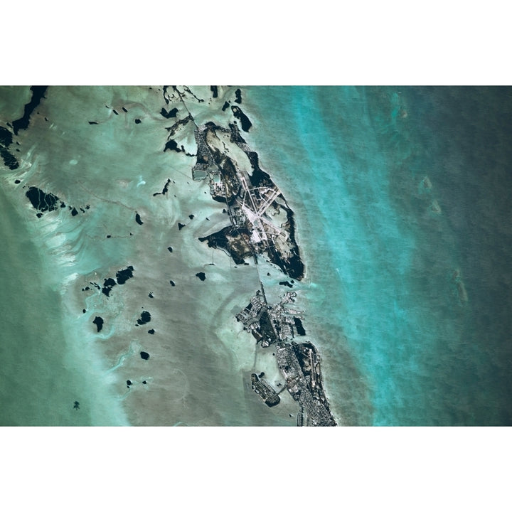 Satellite view of Naval Air Station Key West Florida USA Poster Print by Panoramic Images Image 1