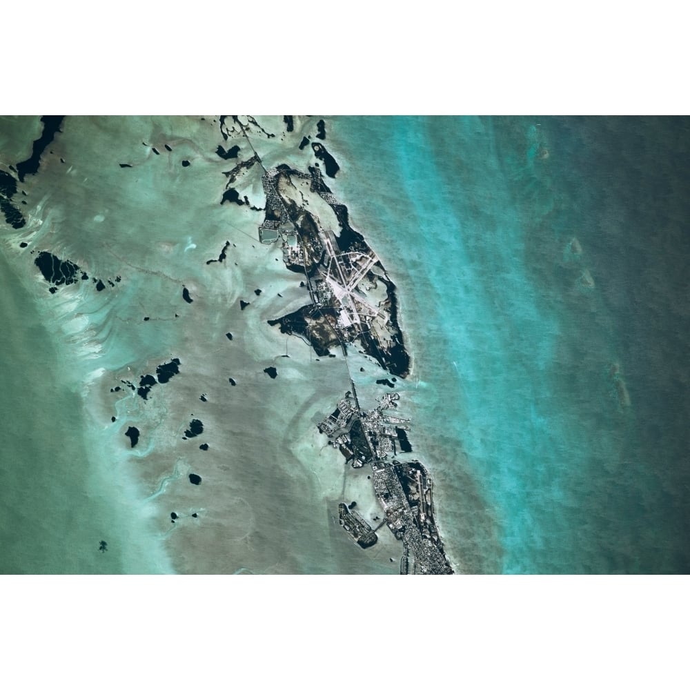 Satellite view of Naval Air Station Key West Florida USA Poster Print by Panoramic Images Image 2