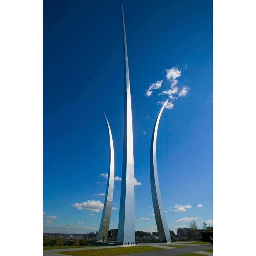 Three soaring spires of Air Force Memorial at One Air Force Memorial Drive Arlington Virginia in Washington D.C. area Image 1