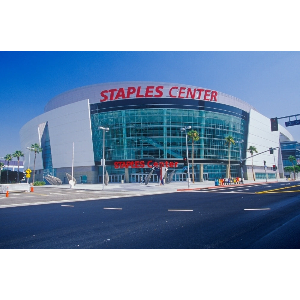 Staples Center home to the NBAs Los Angeles Lakers Los Angeles California Poster Print by Panoramic Images Image 2