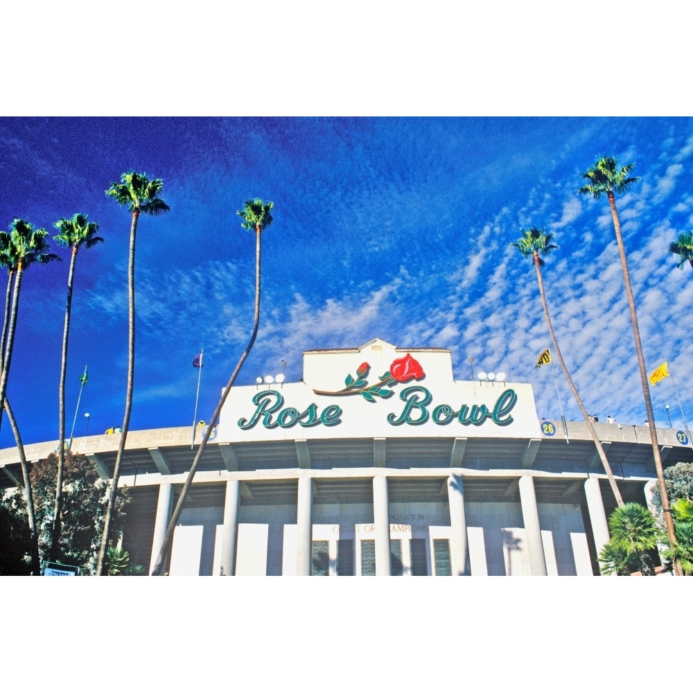 Front entrance to the Rose Bowl in Pasadena Pasadena California Poster Print by Panoramic Images Image 2