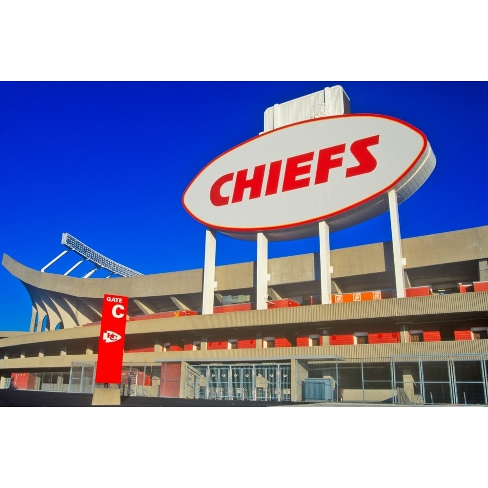 Arrowhead Stadium home of the Kansas City Chiefs Kansas City MO Poster Print by Panoramic Images Image 1