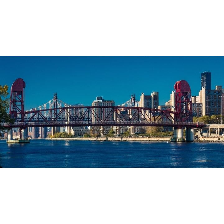 Roosevelt Island Bridge NY NY Poster Print by Panoramic Images Image 1