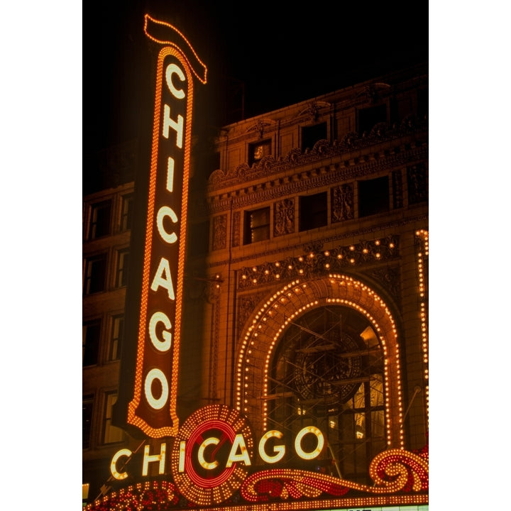 Chicago Theater Chicago Illinois Poster Print by Panoramic Images Image 2