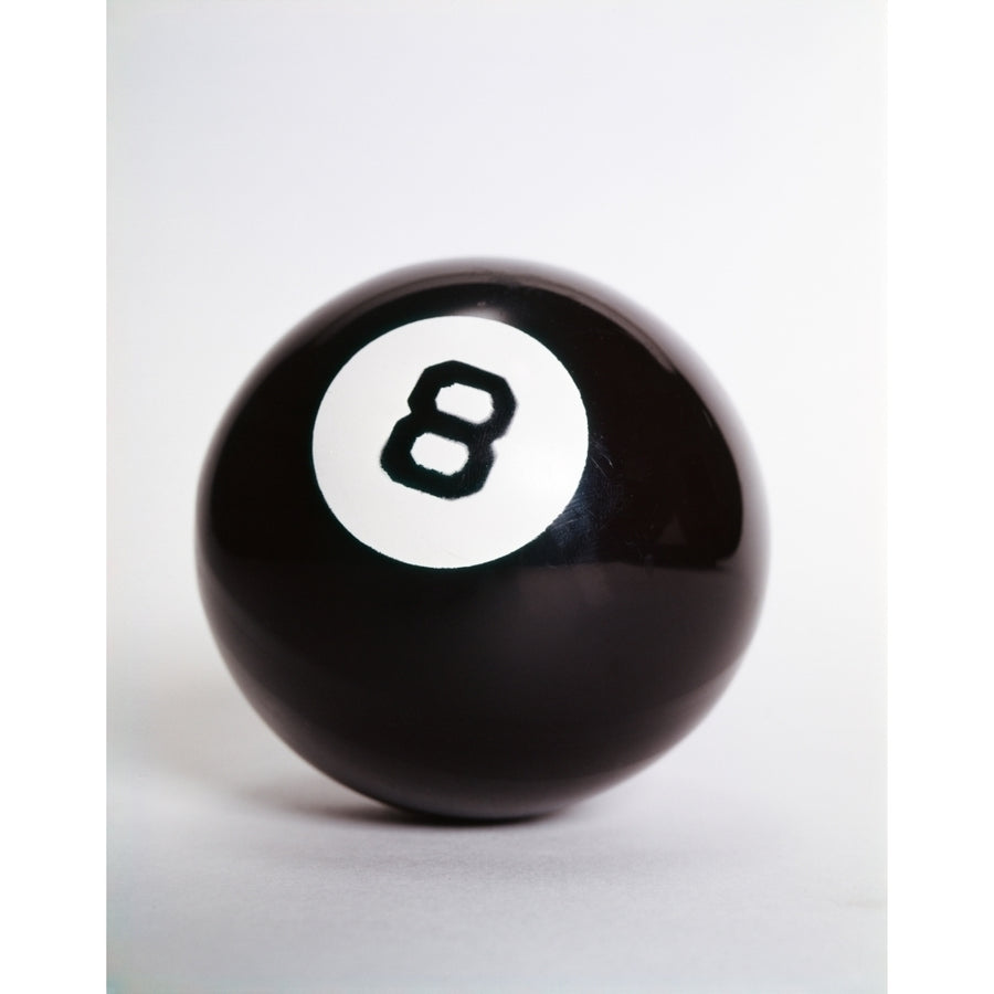 1970s Pool Billiard Ball Eight Ball Poster Print By Vintage Collection Image 1