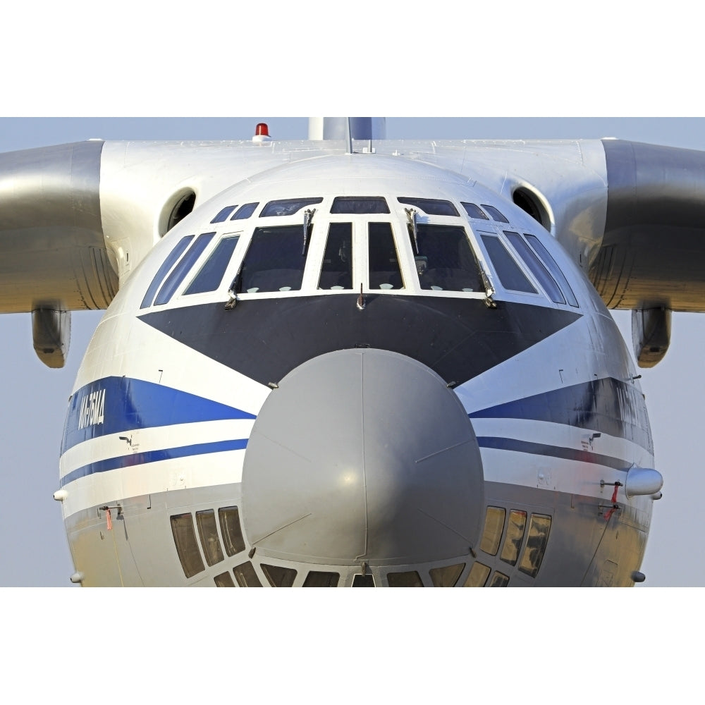 Close-up of a Russian Air Force Ilyushin Il-76 airliner Poster Print Image 2