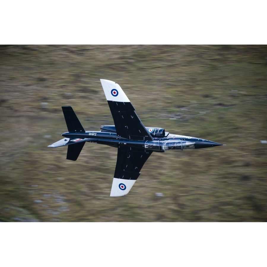 Alpha Jet of the Royal Air Force low level flying over North Wales Poster Print Image 1