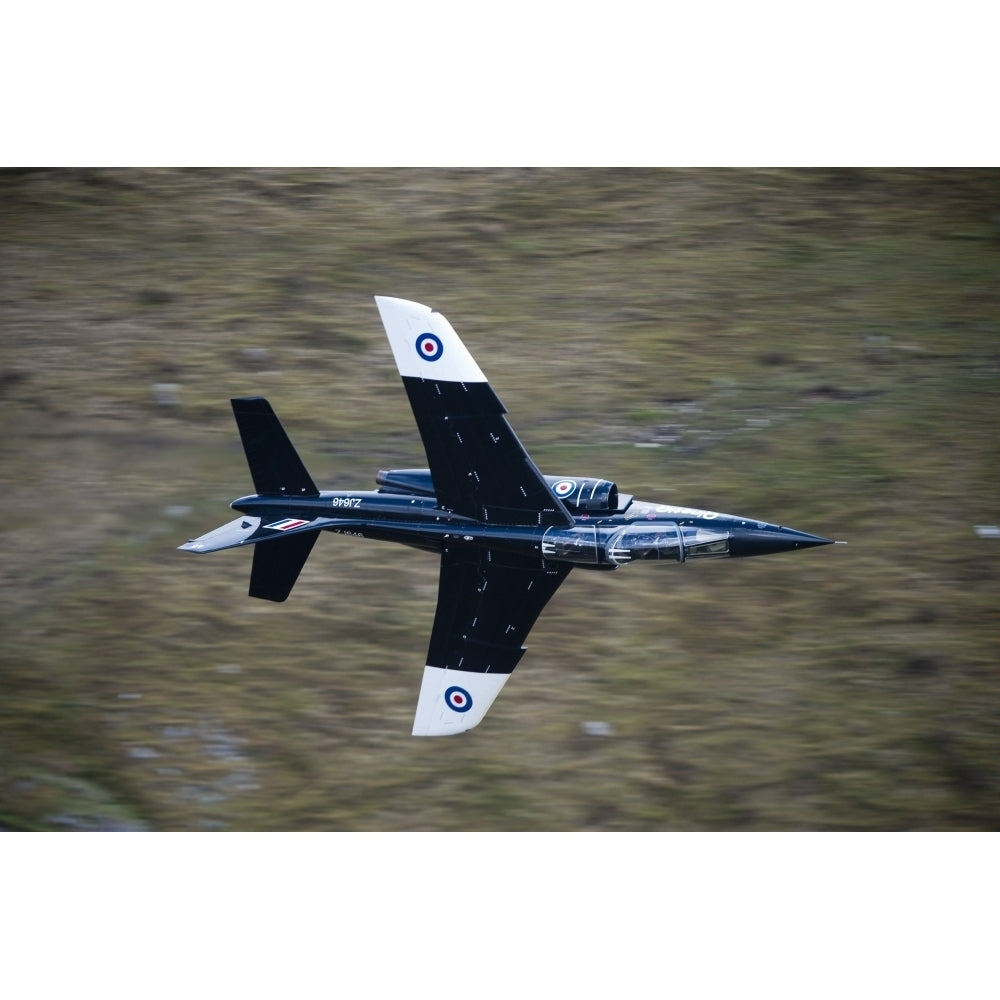 Alpha Jet of the Royal Air Force low level flying over North Wales Poster Print Image 2