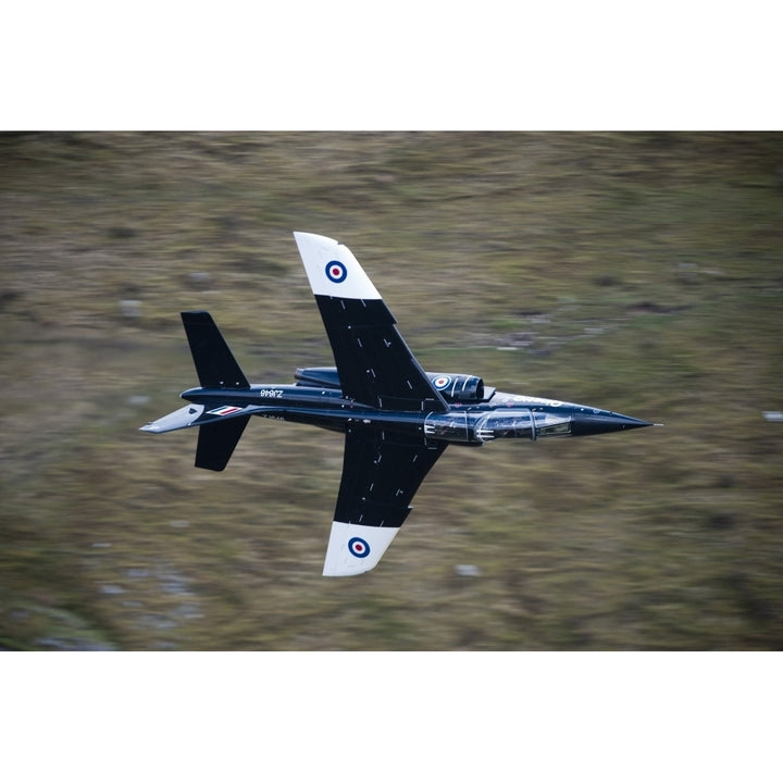 Alpha Jet of the Royal Air Force low level flying over North Wales Poster Print Image 2