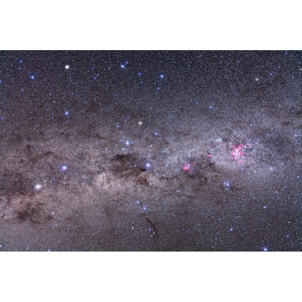 Southern Milky Way with Eta Carinae Crux and Alpha and Beta Centauri Poster Print Image 1