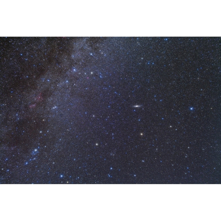 Cassiopeia Perseus and Andromeda area of the northern autumn sky Poster Print Image 1