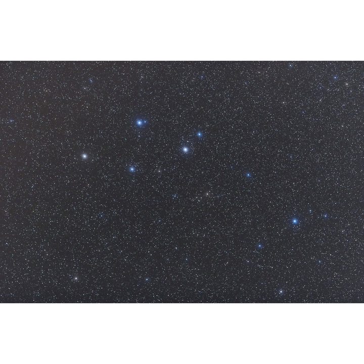 Delphinus constellation on a hazy night Poster Print Image 2