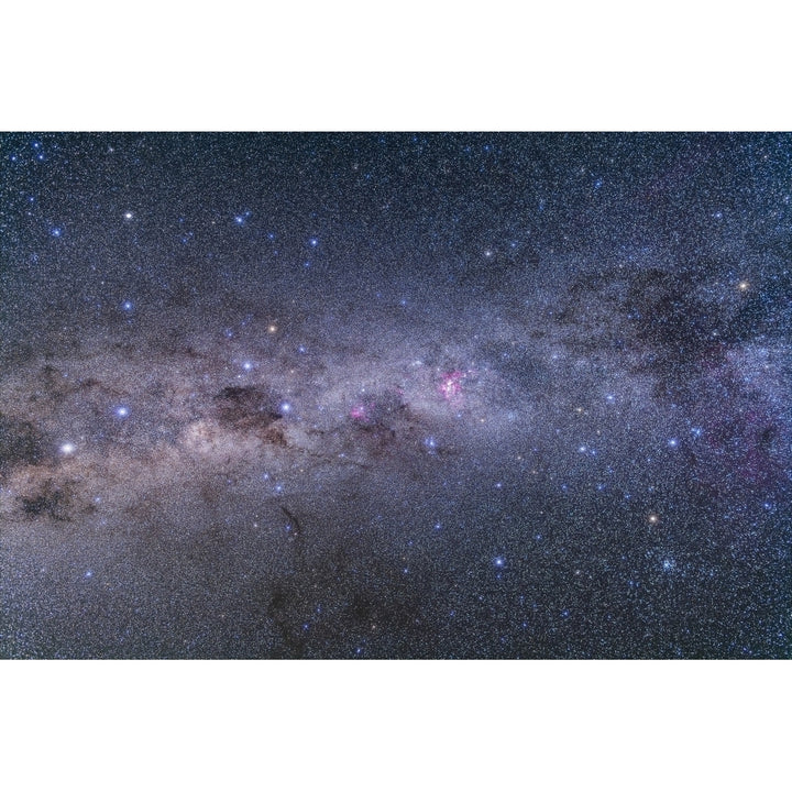 Southern Milky Way from Vela to Centaurus with Crux and Carina Poster Print Image 1