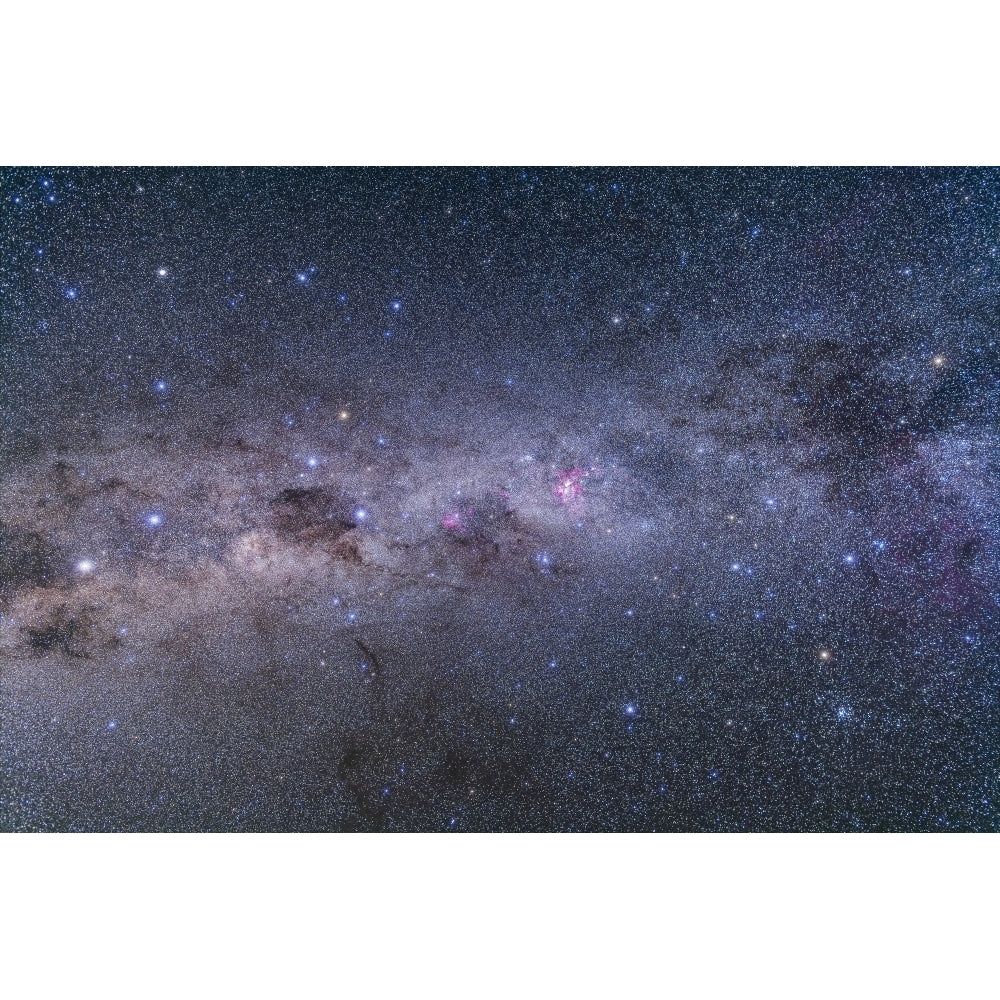 Southern Milky Way from Vela to Centaurus with Crux and Carina Poster Print Image 2