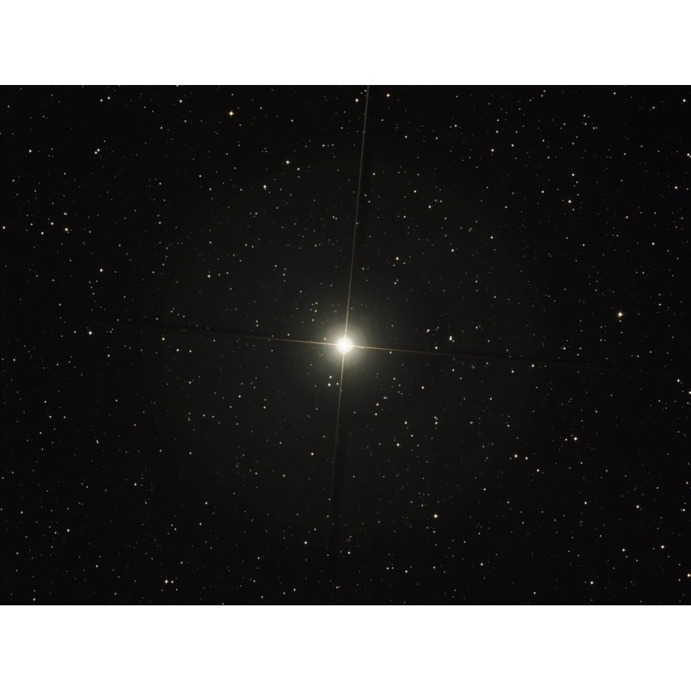 Pollux is an orange giant star in the constellation of Gemini Poster Print Image 1