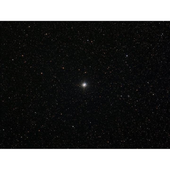 The double star Albireo in the constellation Cygnus Poster Print Image 1