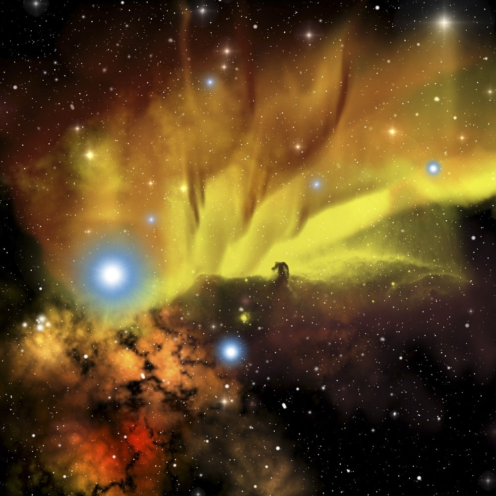 Illustration of the Horsehead Nebula Poster Print Image 1